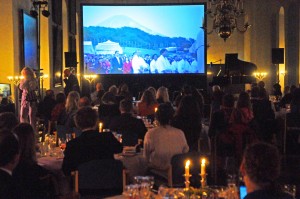 Photo HASSE FERROLD: LAUNCH of Transition World, 16  17 May 2015, Denmark  Conference at Marienlyst Conference Center ,Helsingør & GALLA Evening at Kronborg Castle. Photo 1: Simultainous TV Transmission to Knights Hall Kronborg Castle from Mount FUJI JAPAN of ceremony by SUNRIZE IN JAPAN at the TIME OF SUNSET IN DENMARK. PHOTO 2: Richard Olivier (son of  http://en.wikipedia.org/wiki/Laurence_Olivier ) delivered a keynote speech and toast "Evolving fate to destiny", inspired by Shakespeare's Hamlet  http://www.oliviermythodrama.com/ Photo 3: L :Danish co-Founder  Bente Milton  R: Danish co-founder Edit Moltke Leth A global renaissance  Prosperity for All We are alive at a time of important change. There is unprecedented disruption to the systems we once thought sacrosanct and the things we love are threatened by climate change, resource depletion and violent conflicts - but as the Chinese proverb says: "In an age of chaos, heroes arise." We are all on this journey together and Transition World's launch event is an international call to action. What we are offering you is a unique opportunity to meet and connect with influential game changers to share powerful ideas, resources and networks. By the close of our weekend together, we'll have a clear direction for our newly-created "global change agency!" The gala evening at Hamlet's Castle in Denmark will be a celebration of our ability to connect with likeminded people and organizations across the globe. Richard Olivier will deliver a keynote speech and toast "Evolving fate to destiny", inspired by Shakespeare's Hamlet and in the company of world-class musicians from the Royal Danish Opera and the Middle East Peace Orchestra. When the sun sets behind the legendary renaissance castle in Denmark, it rises at Mount Fuji in Japan on the other side of the planet, where our collaborating partners from the Goi Peace Foundation and the Club of Budapest will organize a parallel event. At this very moment, the two locations w